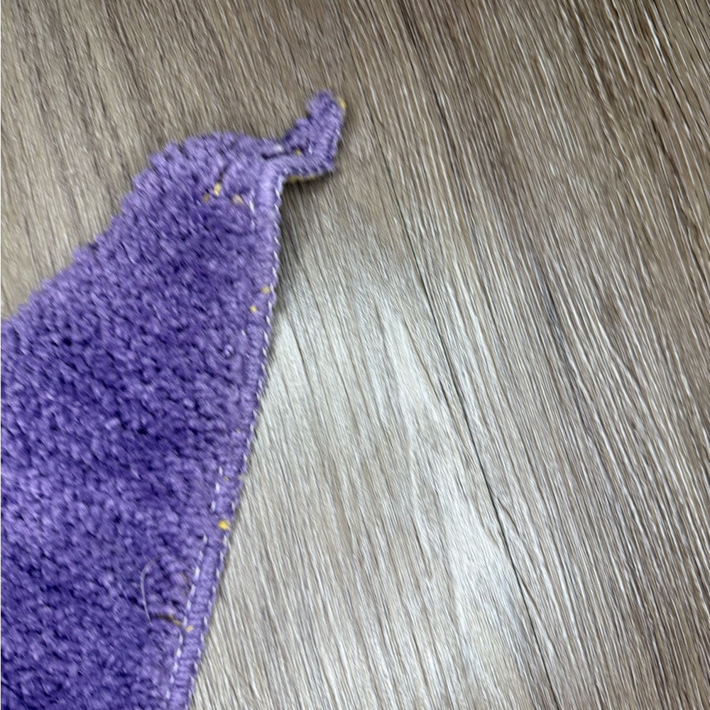 LSU Purple and Gold Pennant Bath Mat - Picture 6 of 12